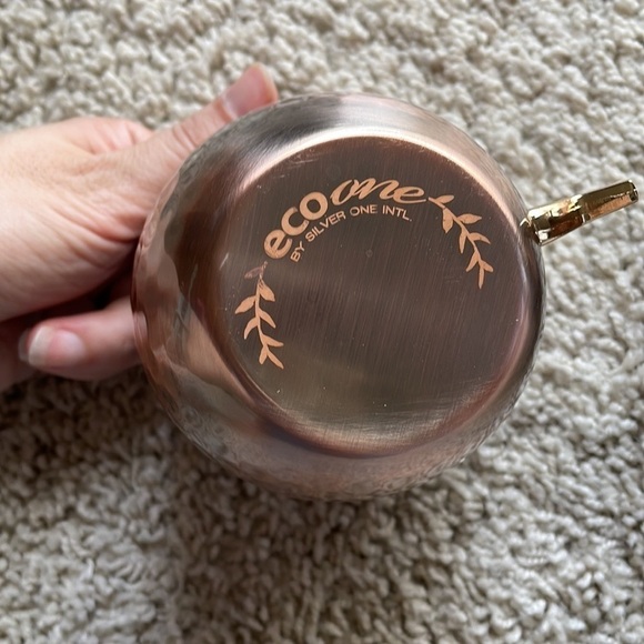 Eco One by Silver One Into Set of Two Moscow Mugs Stainless Steel EUC Set of 2 - Picture 9 of 9